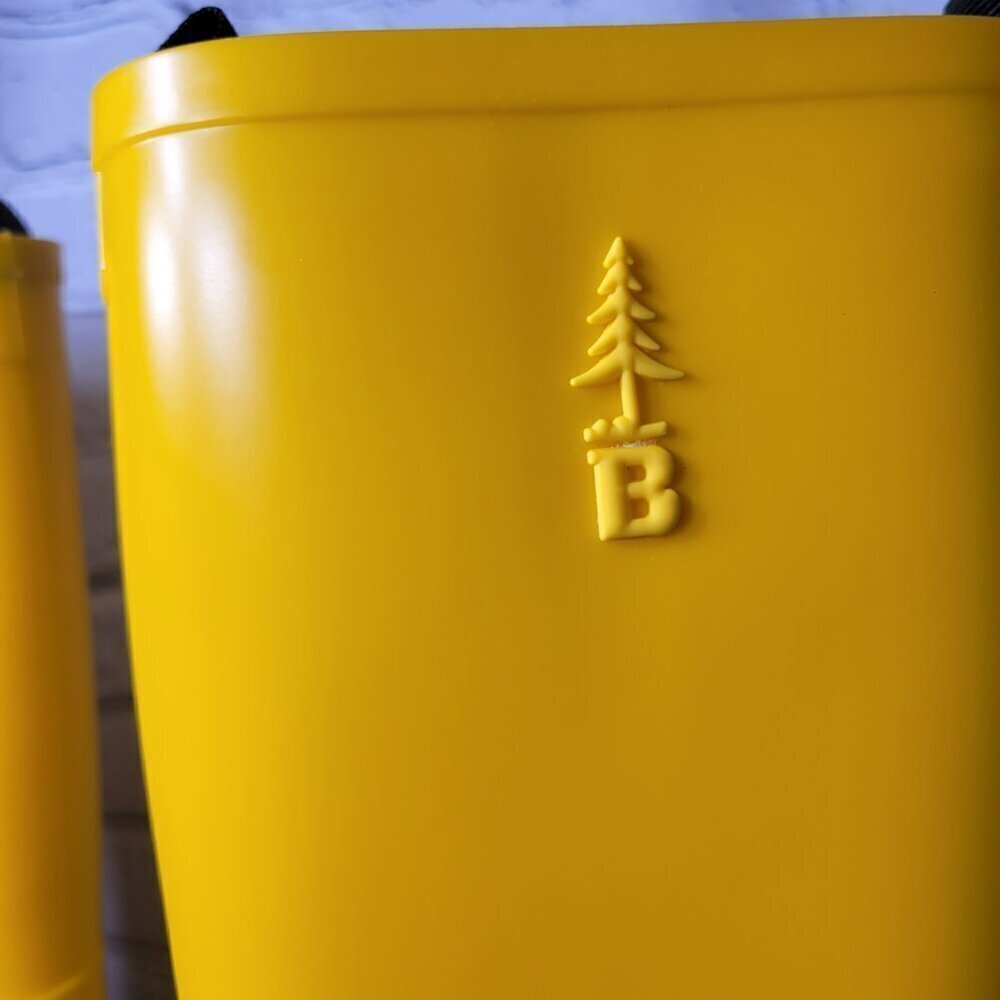 Bass Outdoor Womens Yellow Waterproof Rain Boots - Picture 6 of 7